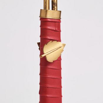Hans Bergström, golvlampa, modell "505", ateljé Lyktan, Åhus 1930-40-tal.