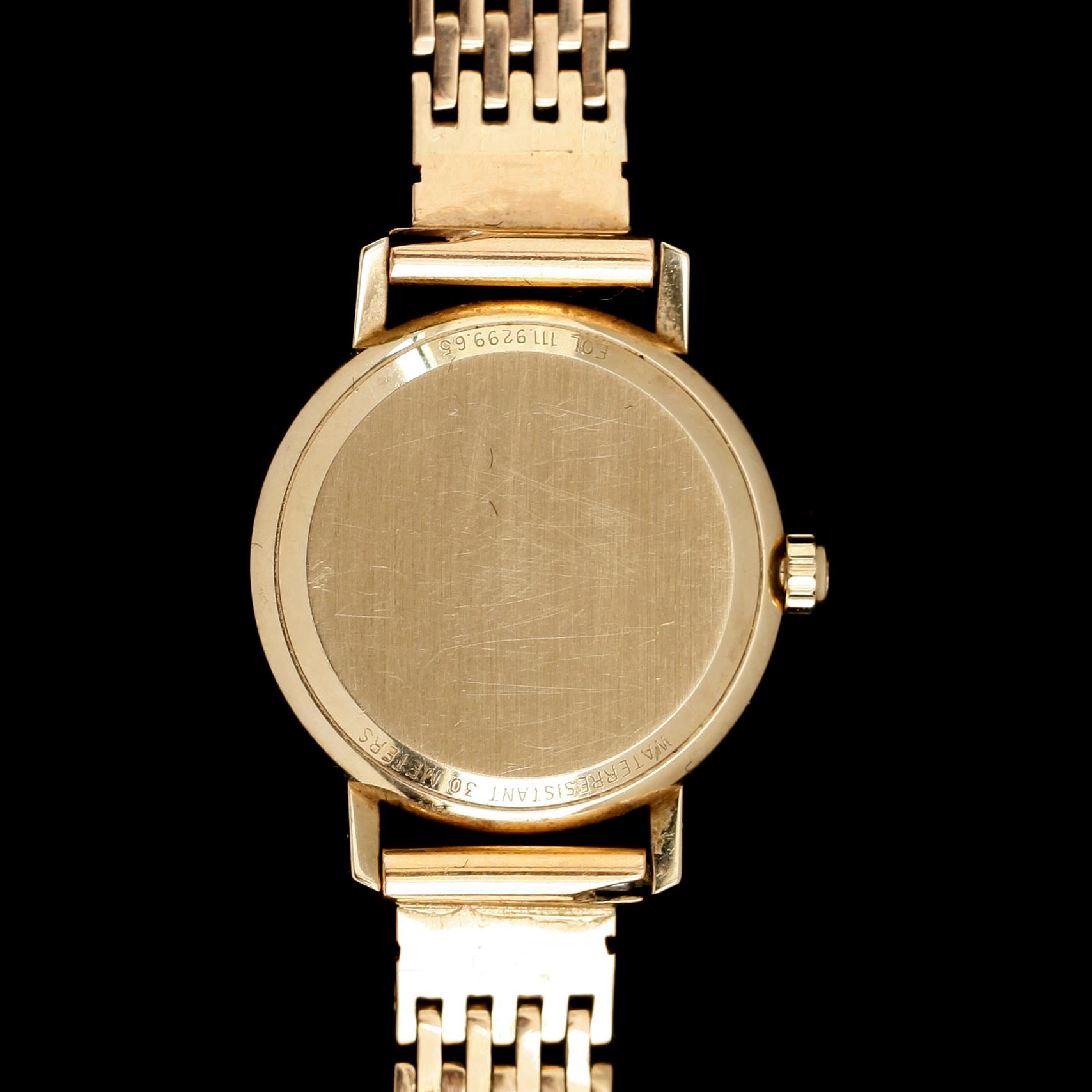 ARMBANDSUR, 18 k guld, Certina, armband 14 k guld. Total vikt inklusive urverk ca 29 g.