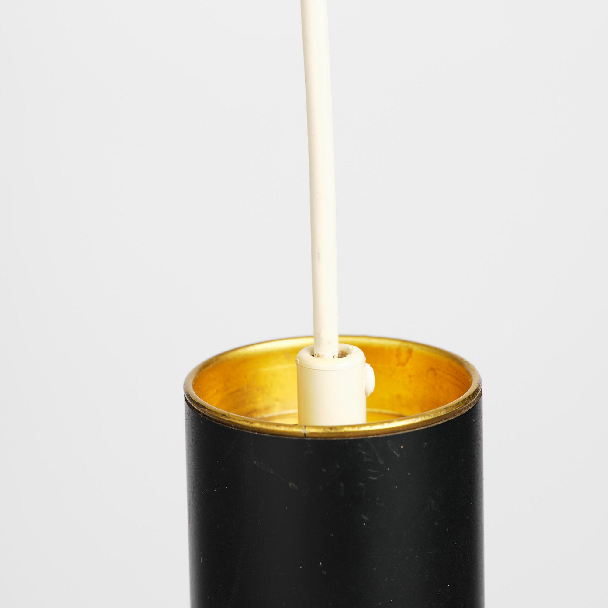 Alvar Aalto, taklampor, fyra stycken, "Hand Grenade" modell "A110", Arnold Wiigs Fabrikker, Norge, 1960-tal.