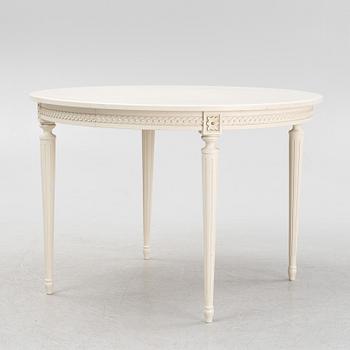 A Gustavian Style Dining Table, second half of the 20th century.