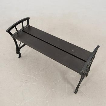 Folke Bensow, Garden Bench, "Park Bench No. 2", Näfveqvarns Bruk, first half of the 20th century.