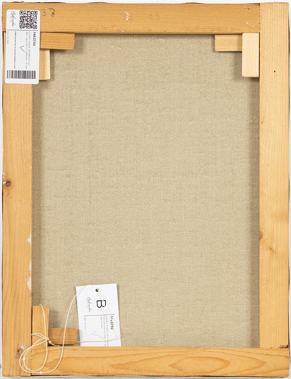 Carsten Regild, mixed media on canvas, signed and dated -78.