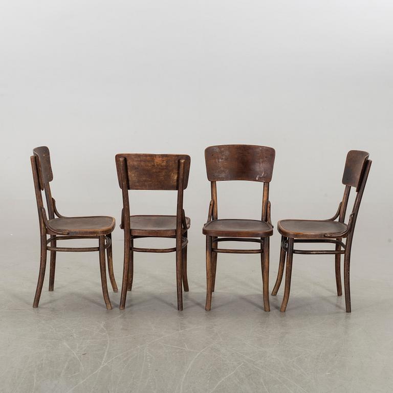 STOLAR 4 st Thonet/Mundus tidigt 1900-tal.