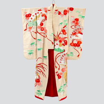 A 20th century Japanese wedding kimono.