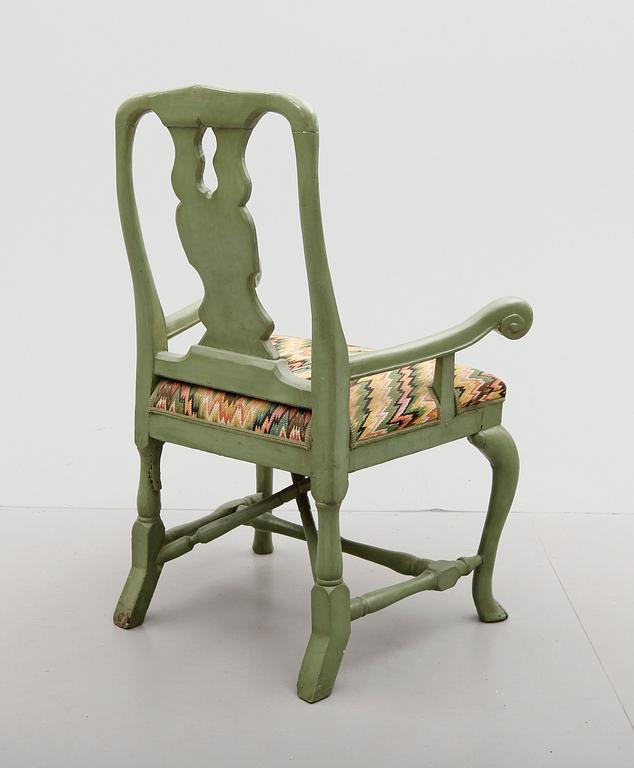 KARMSTOL, barock, 1700-tal.