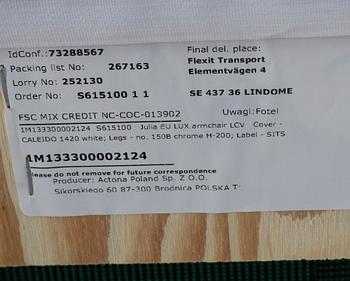 Armchairs, a pair, "Julia", Sits, contemporary.