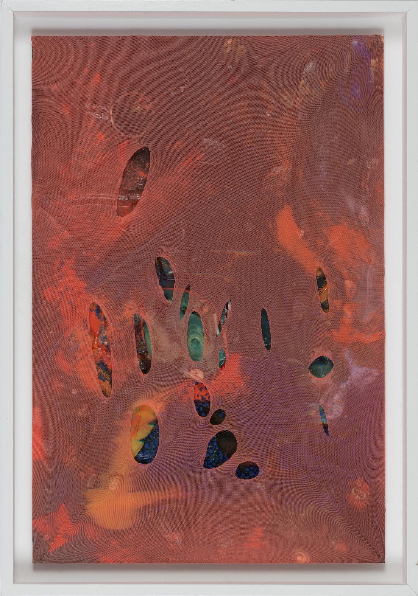 Samara Scott, mixed media, glass, vinyl and fabric, 2016.