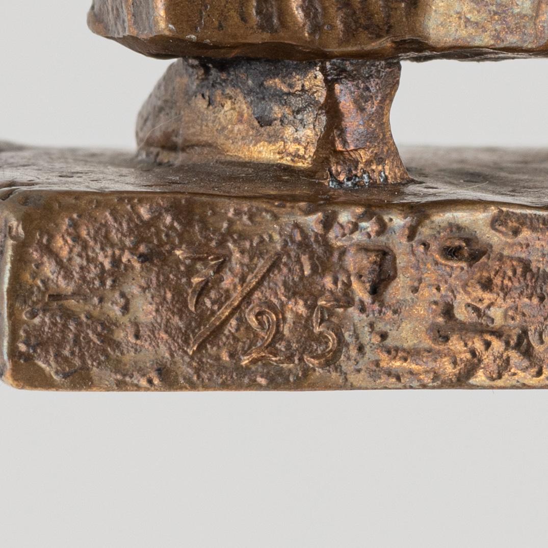 Thomas Qvarsebo, sculpture. Signed, numbered, foundry mark. Bronze, height 23 cm.