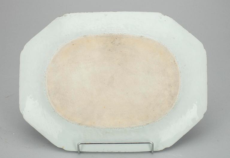 STEKFAT, porslin, Kina 1700/1800-tal.