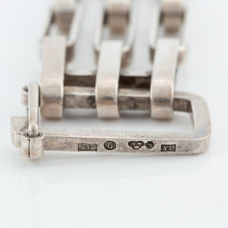 Karl-Ingemar Johansson, bracelet silver, Gothenburg 1973.