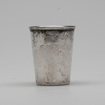 BÄGARE, silver, Morosov, S:t Petersburg 1892. Vikt 94 g.