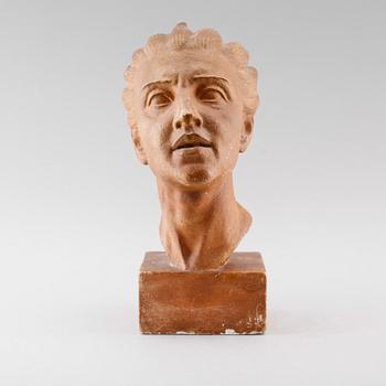ANDERS JÖNSSON, skulptur, gips, signerad.