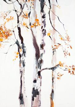 402. Nandor Mikola, BIRCH TREES.