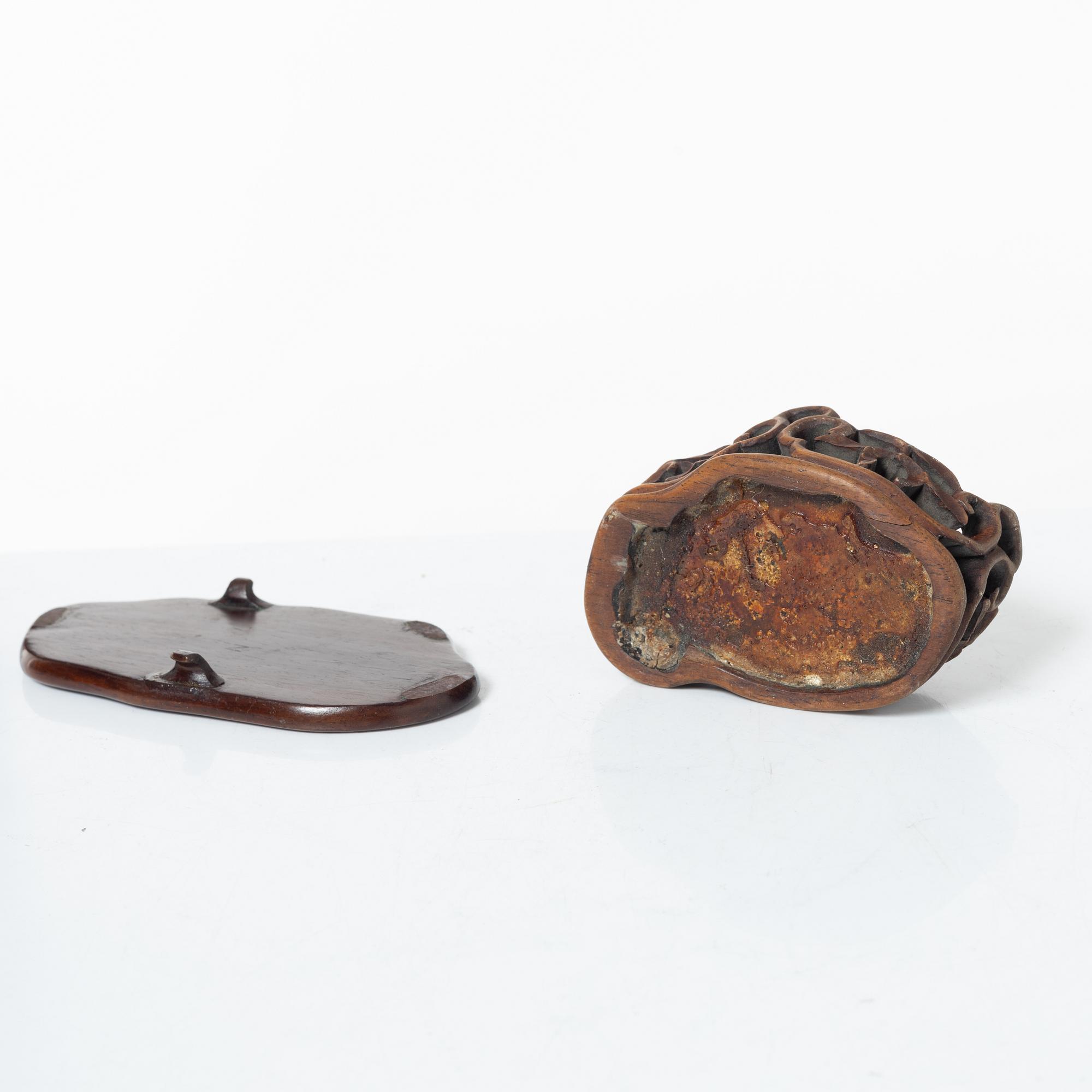 Samling stenfigurer, åtta stycken, Kina, 1900-tal/samtida.