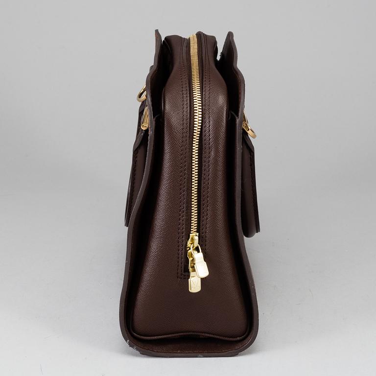 LOUIS VUITTON, a Daier Ebene 'Triana' handbag, 2001.