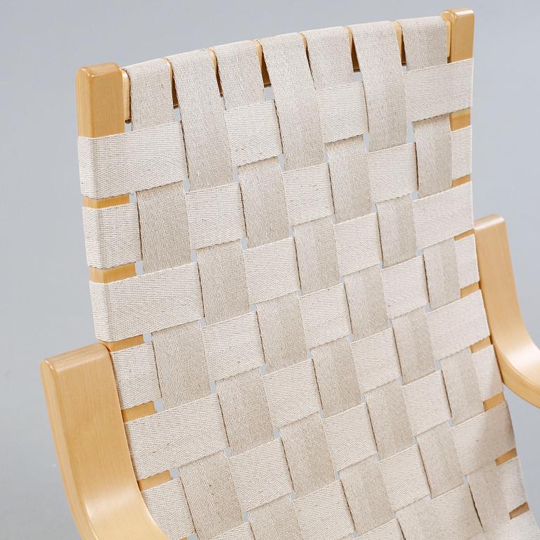 A chair by Alvar Aalto, model 406, from the second half of the 20th century.