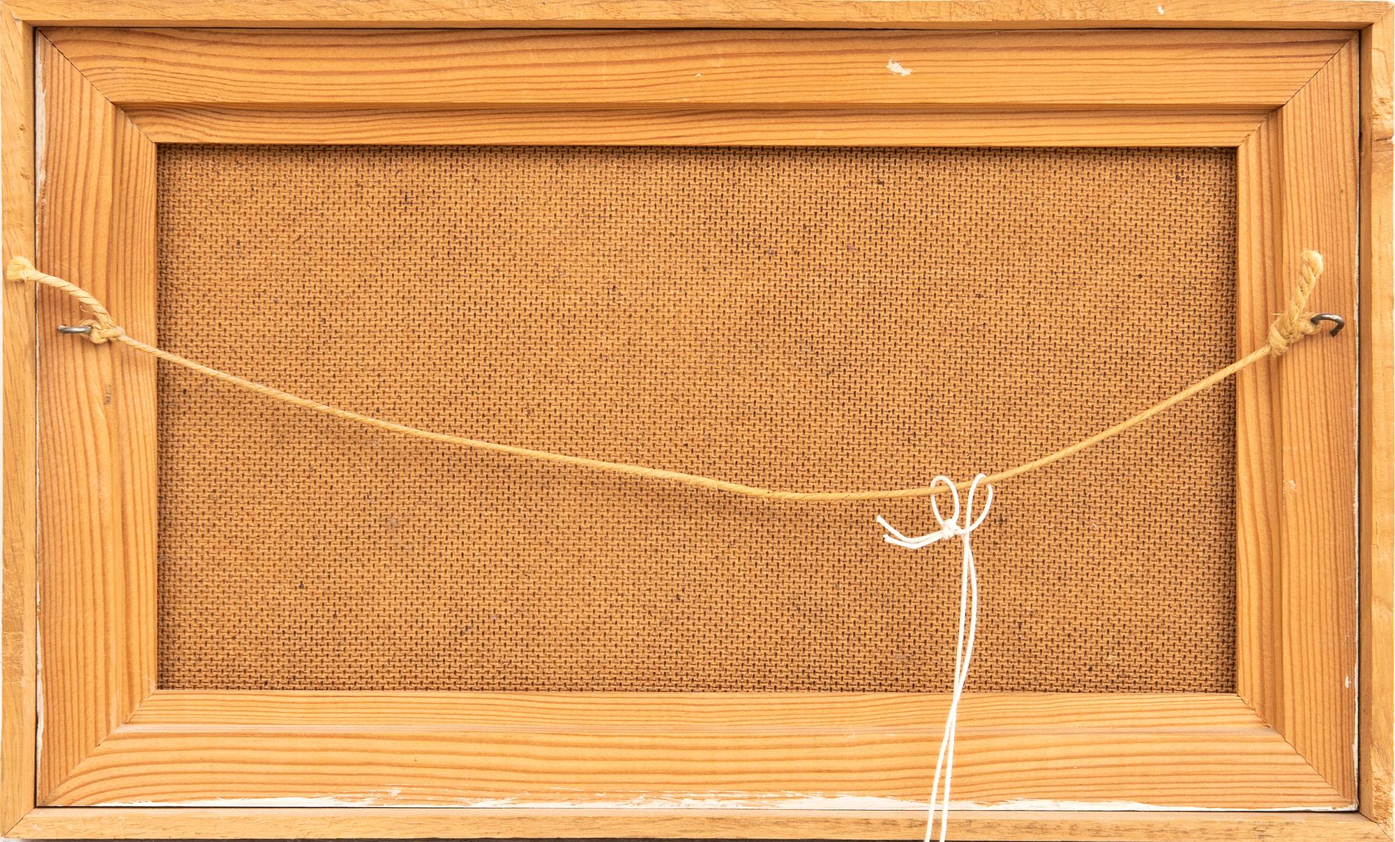 Nils-Göran Brunner, olja på duk satt på pannå, signerad.