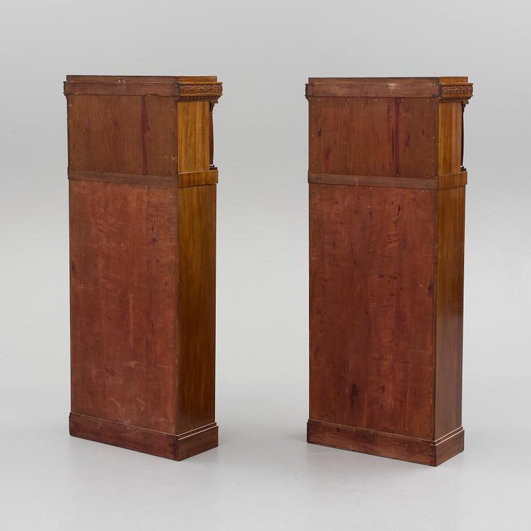 A pair of early 20th century cabinets.