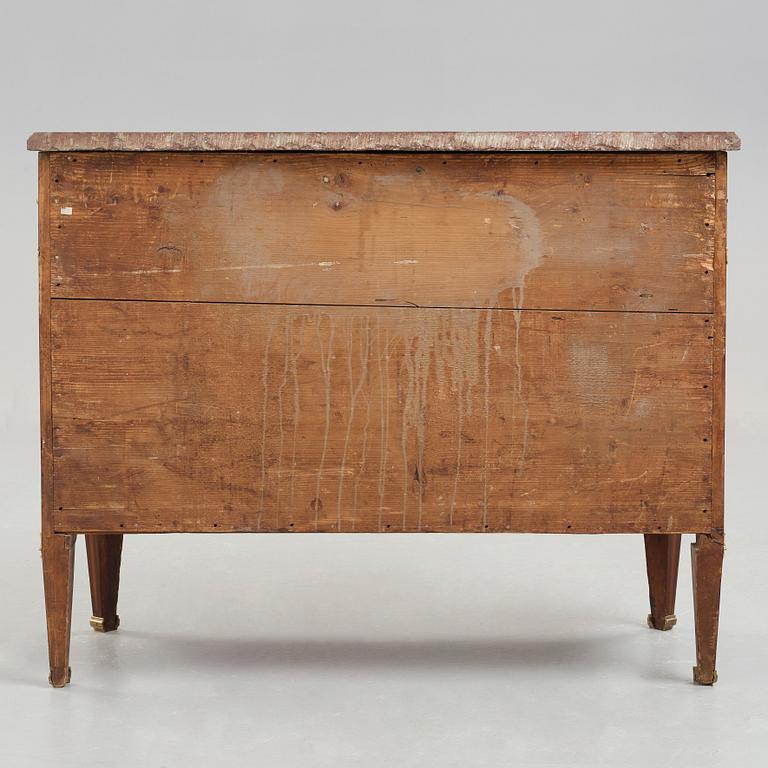 BYRÅ, i Carl Lindborgs art (mästare i Stockholm 1781-1808), gustaviansk, 1700-talets slut.