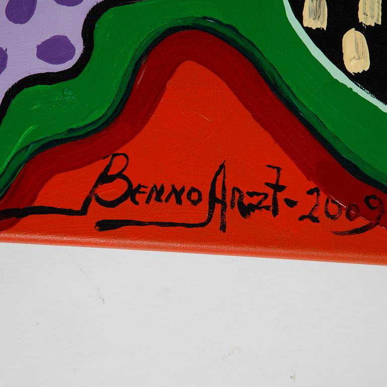 BENNO ARZT, acrylic on canvas, signed och dated -2009.