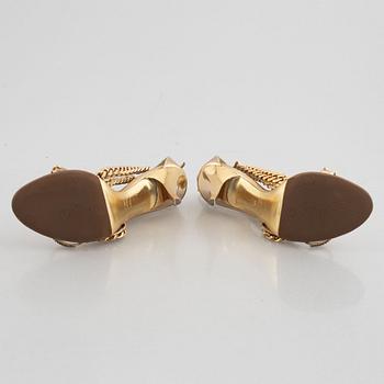 Guiseppe Zanotti for Balmain, a pair of sandals, size 39 1/2.