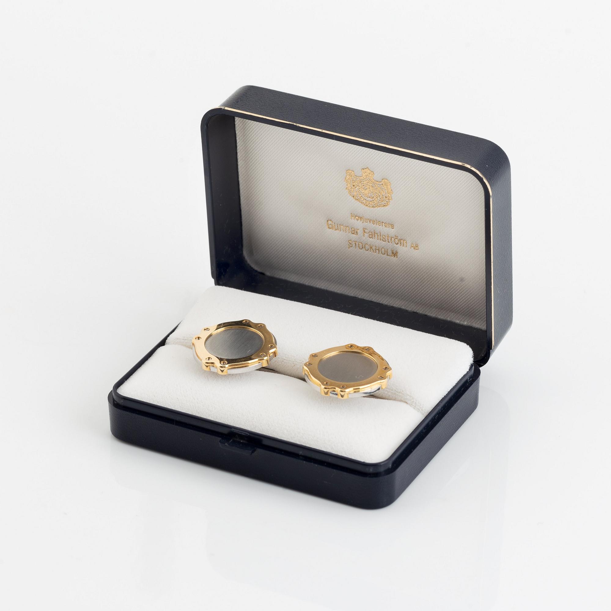 Chopard, St Moritz, manschettknappar, ca 2000.
