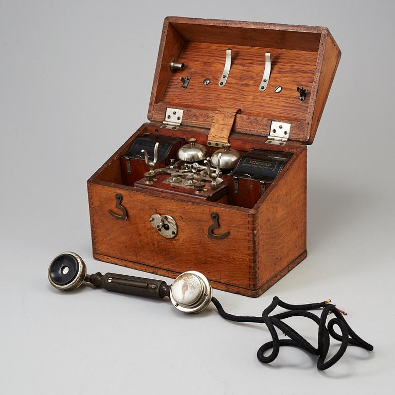 FÄLTTELEFON, 1900-talets början.
