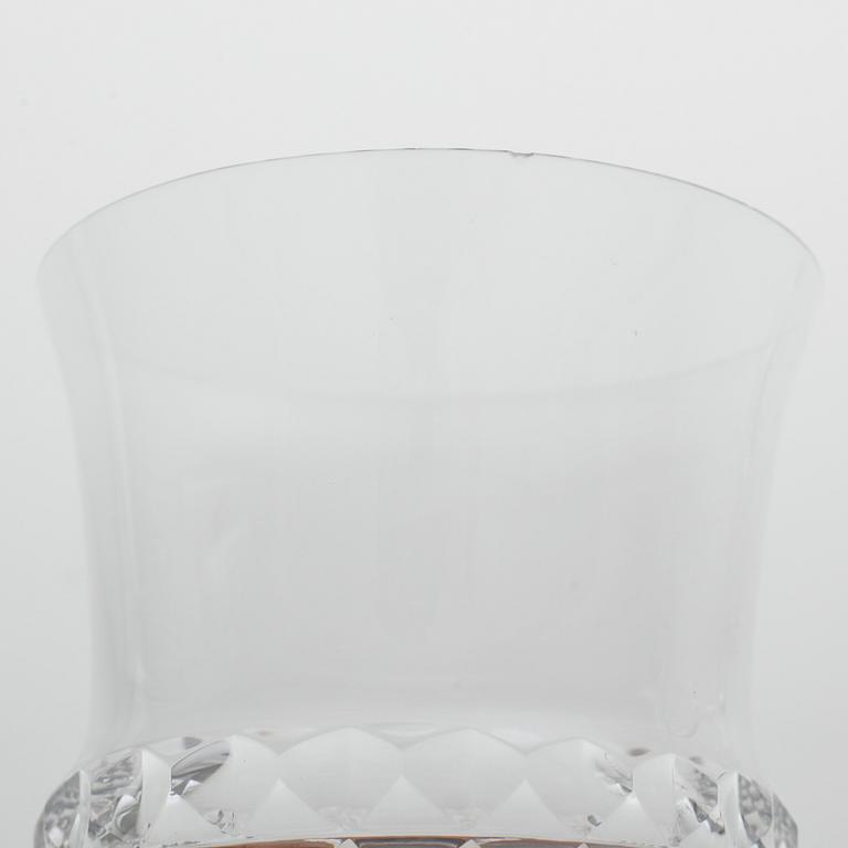 Twelve wine glass by Ingeborg Lundin, model "Silvia", Orrefors.