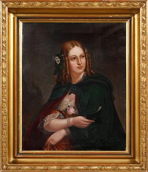 OKÄND KONSTNÄR, olja på duk, 1800-talets andra hälft.