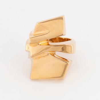 14K gold ring, Danish design.