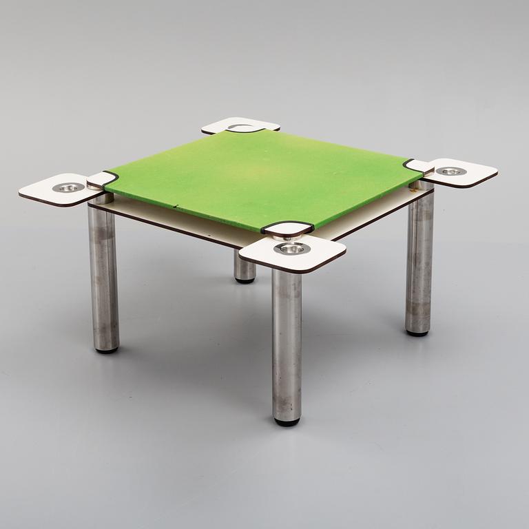 JOE COLOMBO, a 'Poker' games table from Zanotta, Italy.