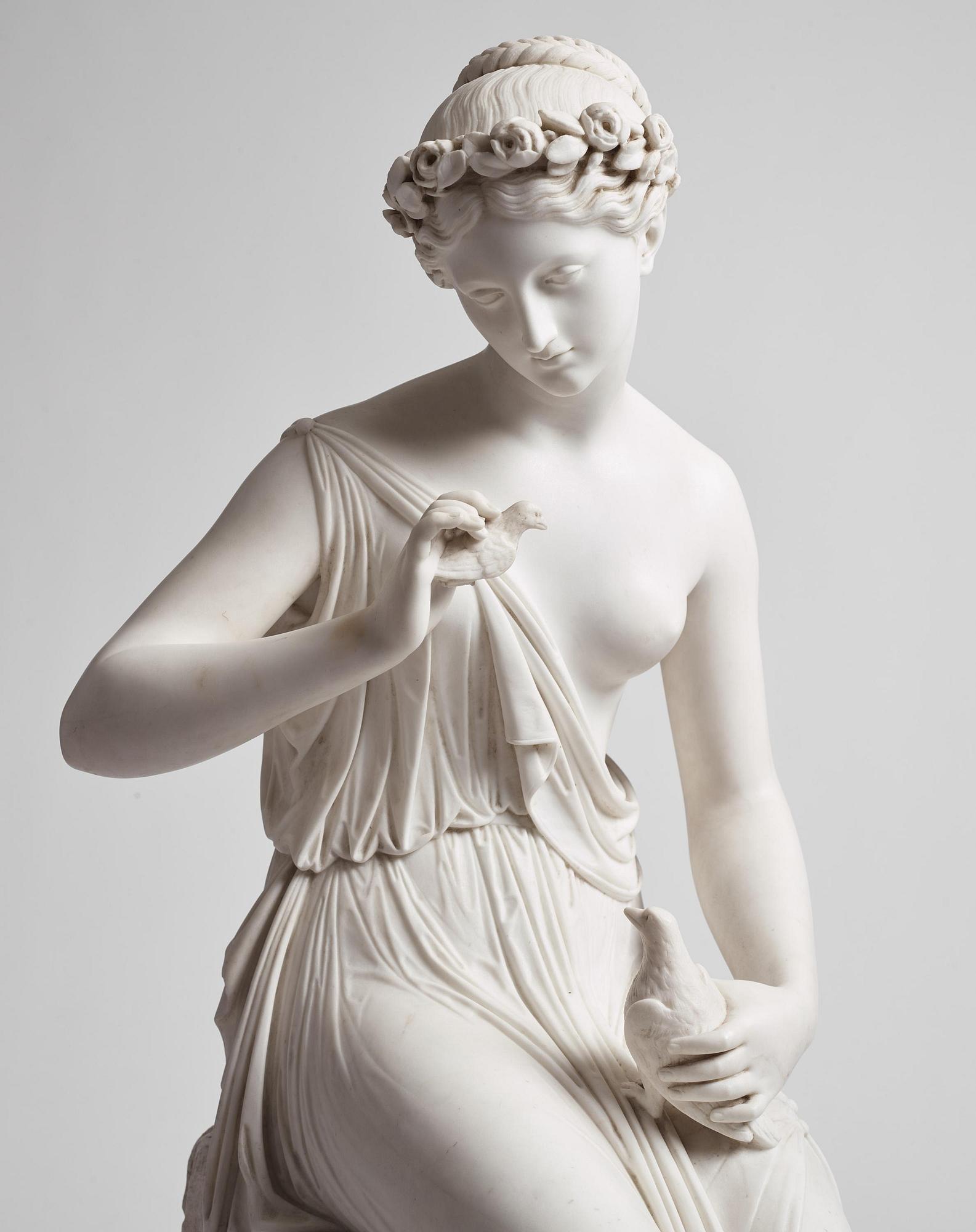 Rudolf (Ridolfo) Schadow, The Girl with Doves.