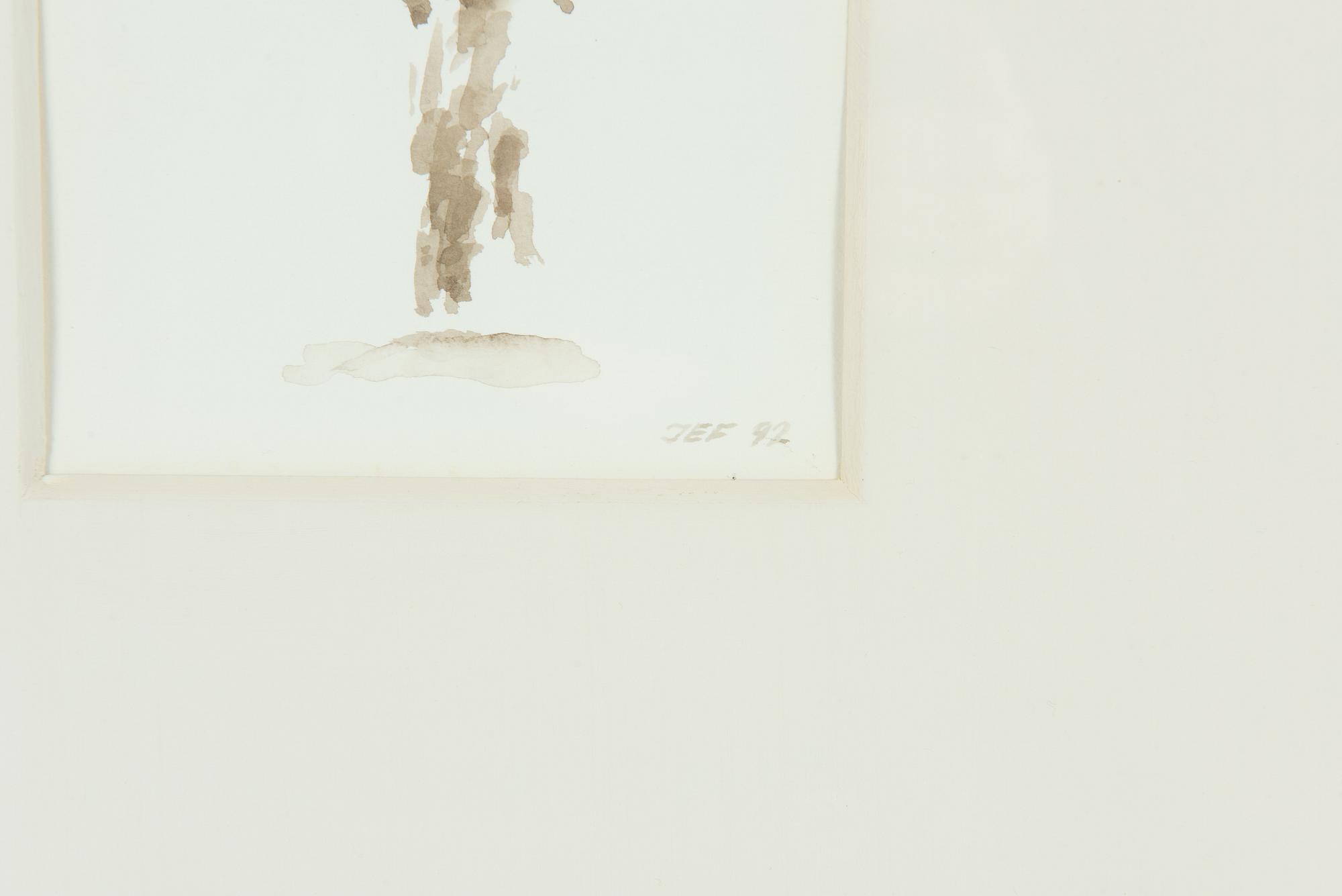 John-E Franzén, Standing model.