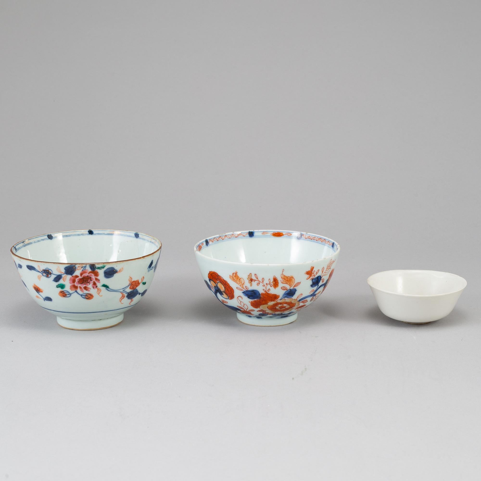 PARTI, porslin, åtta delar, kompaniporslin. Qingdynastin, Qianlong.