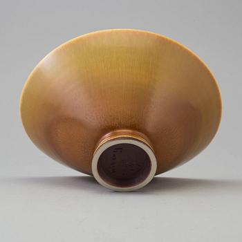 BERNDT FRIBERG, skål, stengods, signerad, Gustavsberg studio, 1900-talets andra hälft.