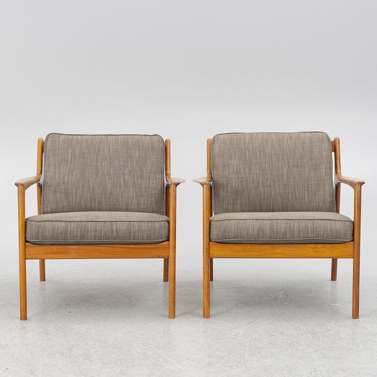 Folke Ohlsson, armchairs, a pair, "USA 75", Dux.