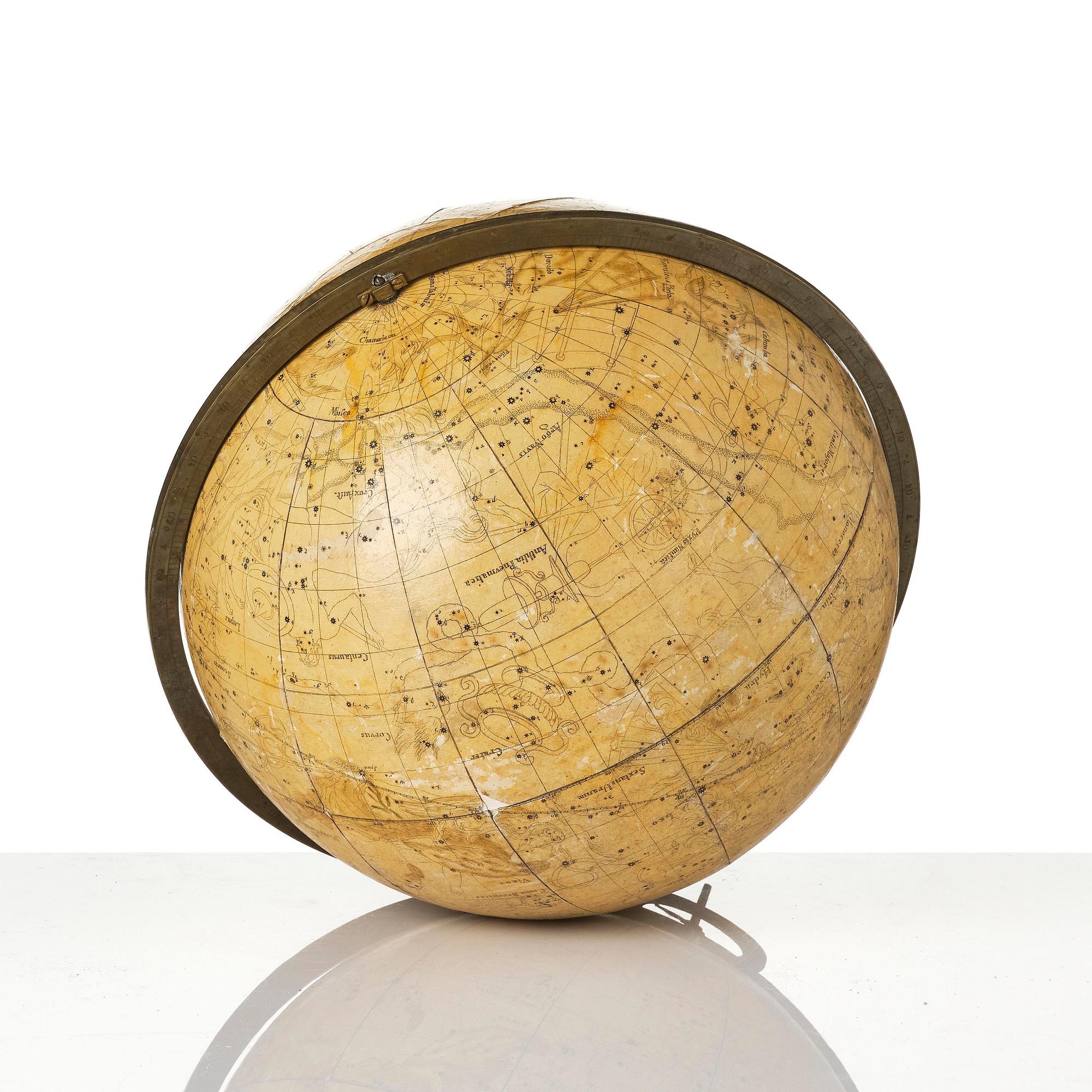 A celestial library globe by A. Åkerman (manufacturer of globes in Uppsala 1759-78), 1759.
