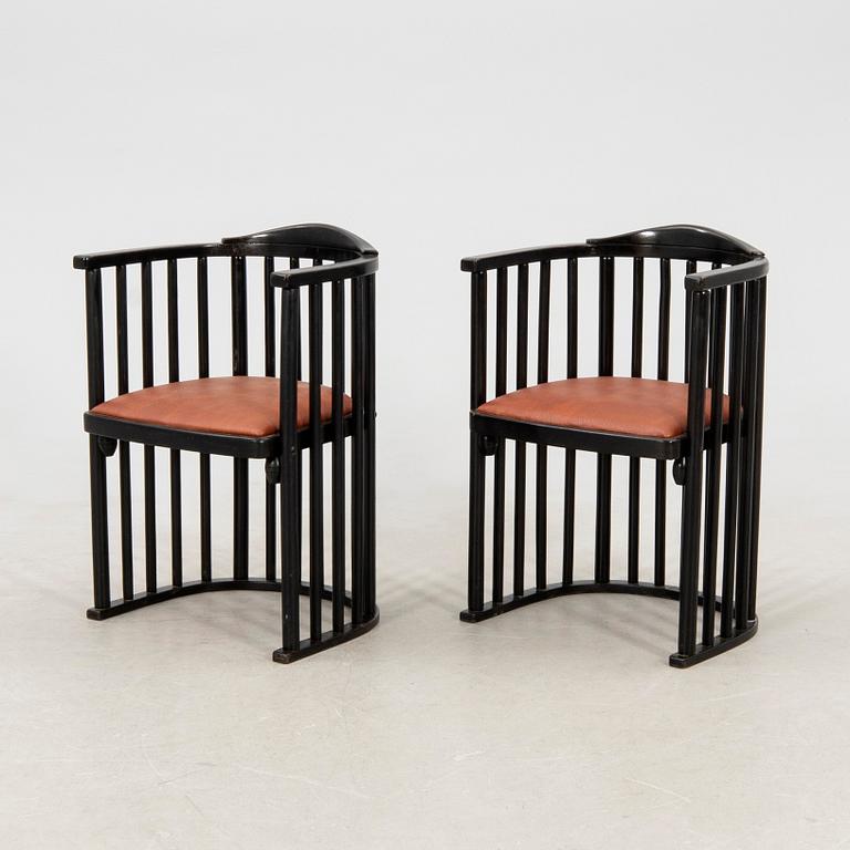 Josef Hoffmann, karmstolar ett par tillskrivna, 1900-talets första hälft.