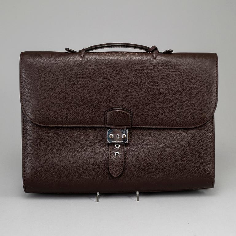 HERMÈS, a 'Sac à Dépêches' leather briefcase, 2008.