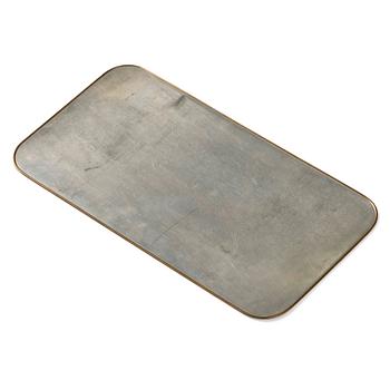 181. Nils Fougstedt, a pewter tray model "A 504", Firma Svenskt Tenn, Stockholm 1948.