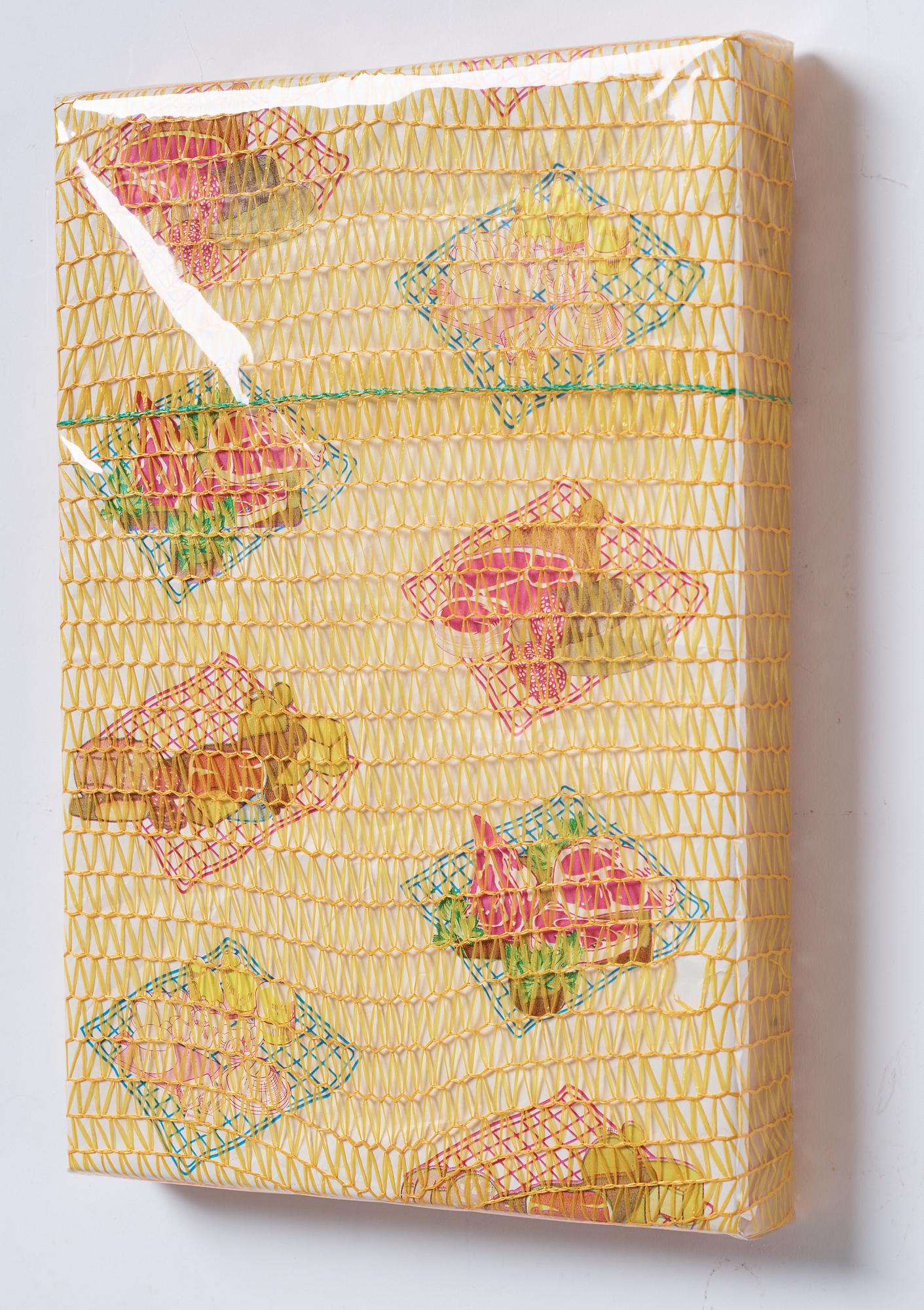 May Hands, mixed media, signed and dated 2014 on verso. Mixed media.