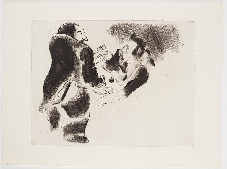 MARC CHAGALL, 71 st etsningar ur upplagan om 285 exemplar på Arches/MBM/J. Perrigot-papper, 1923-1948.