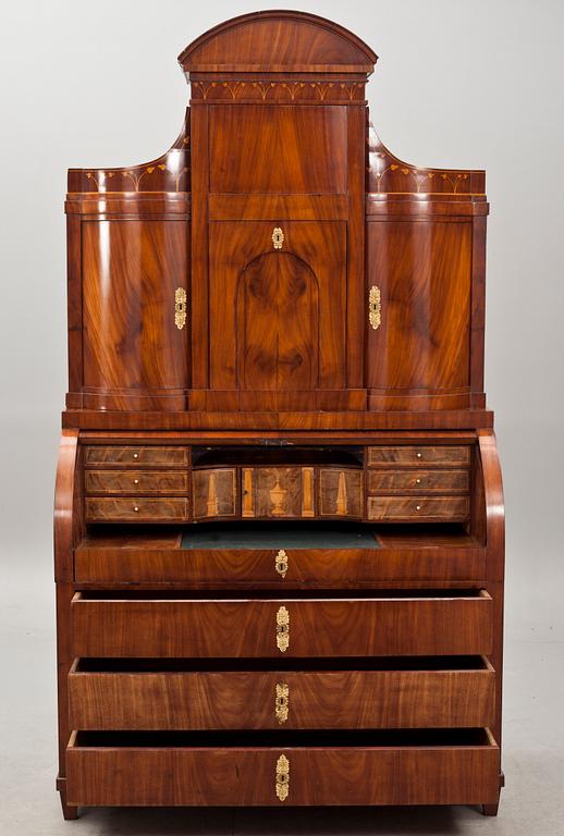 RULLKLAFFSEKRETÄR, empire. Danmark, 1800-talets första hälft.