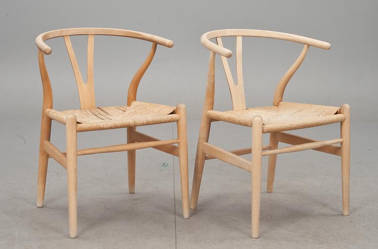 STOLAR, 6 st, "Y-stolen", Hans J. Wegner, Carl Hansen & Son.