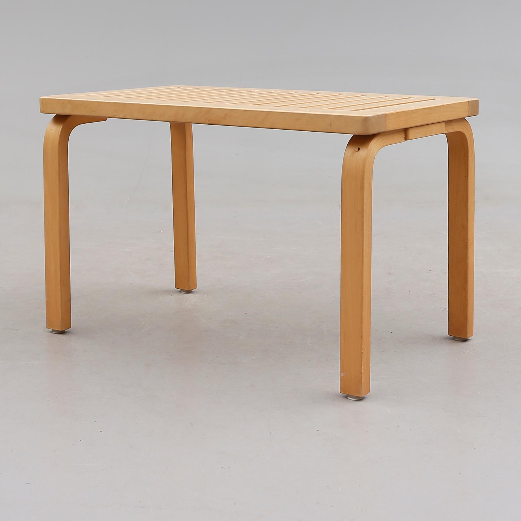 BÄNK, modell 153B, Alvar Aalto, Artek, 1900-talets andra hälft.