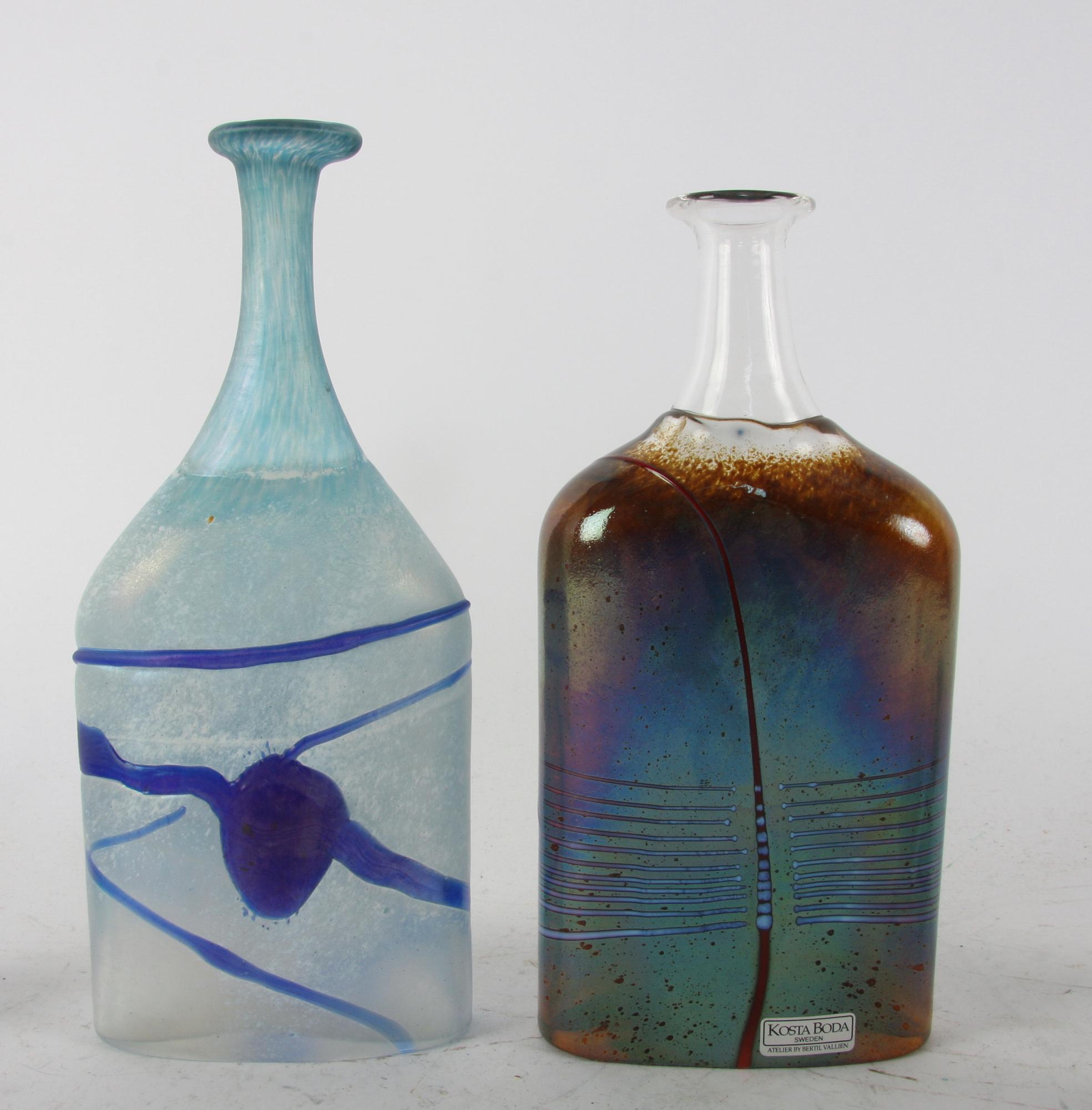PARTI VASER, 6 st, glas, Bertil Vallien, Ulrica Hydman-Vallien, Kosta Boda.
