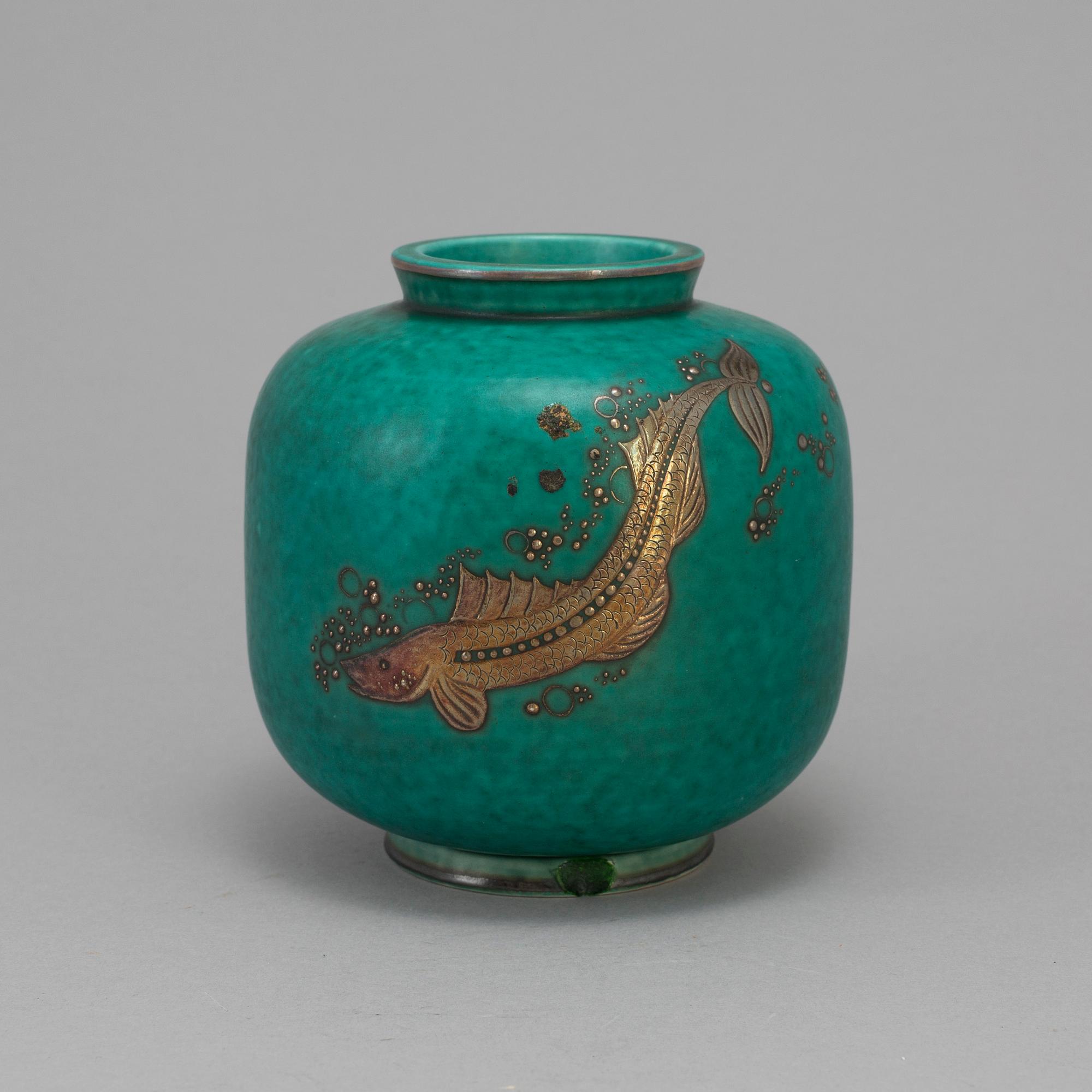 WILHELM KÅGE, stengods, "Argenta", Gustavsberg,