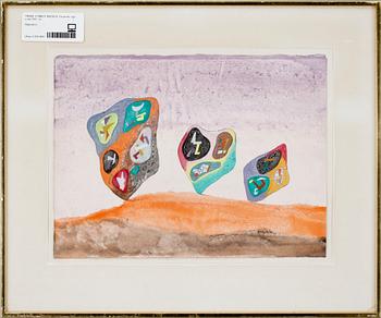 Conroy Maddox · CONROY MADDOX, Gouache. sign o dat 1941.