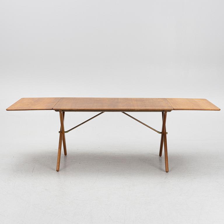 Hans J Wegner, dining table, "Sawbuck Table AT-303", Andreas Tuck, Denmark 1950s-60s.