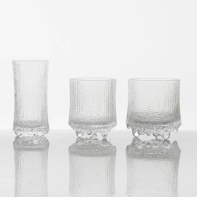 Tapio Wirkkala, a 42-piece glass service, "ultima Thule", Iittala, Finland.